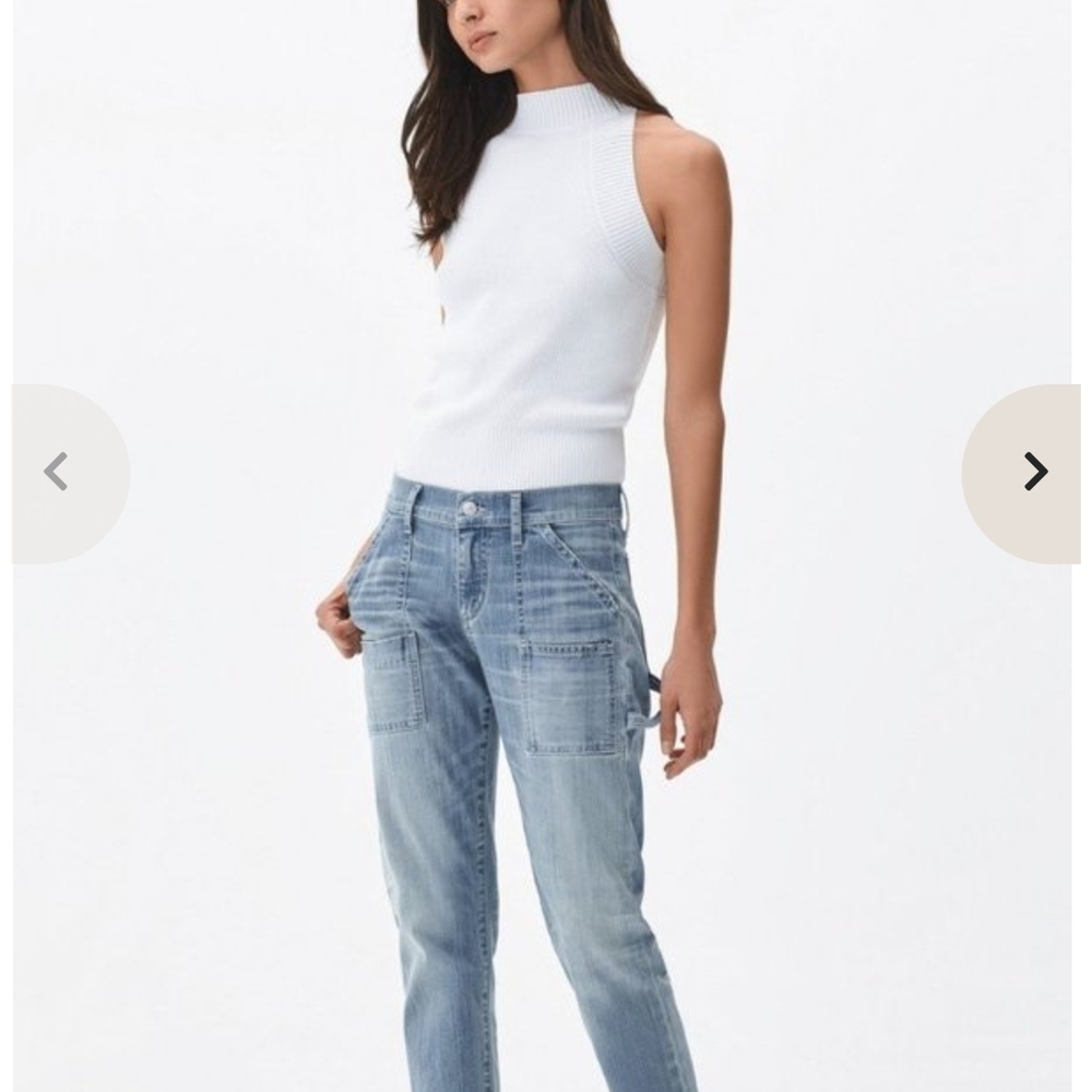 3. CITIZENS OF HUMANITY LEAH CROPPED JEANS - Picture 2 of 6